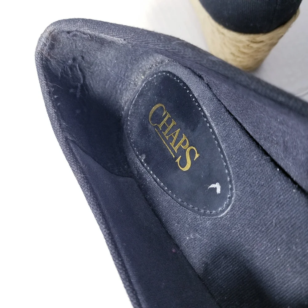 CHAPS OPEN TOE WEDGE ESTIMATED SIZE 6.5